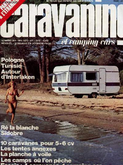 CARAVANING ET CAMPING CAR - N264 - MAI 1978 - PARTIR A L'ETRANGER.