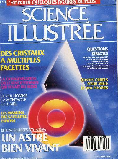SCIENCE ILLUSTREE - ET POUR QUELQUES IVOIRES DE PLUS - N3 - MARS 1990.
