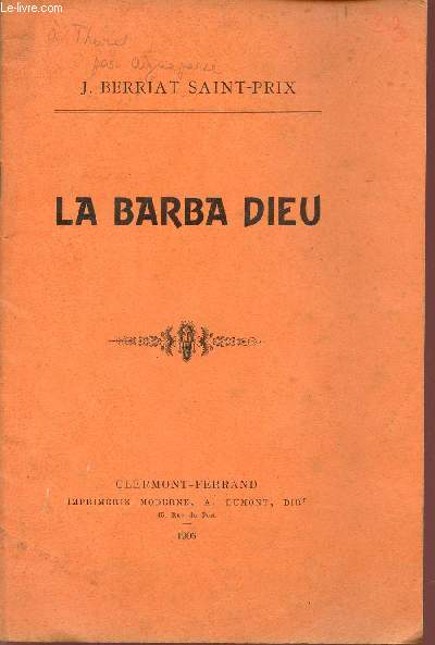 LA BARBA DIEU