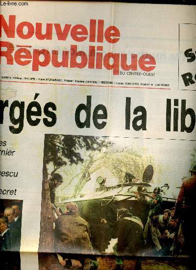 SPECIAL ROUMANIE / INSURGES DE LA LIBERTE ! / MARDI 26 DECEMBRE 1989.
