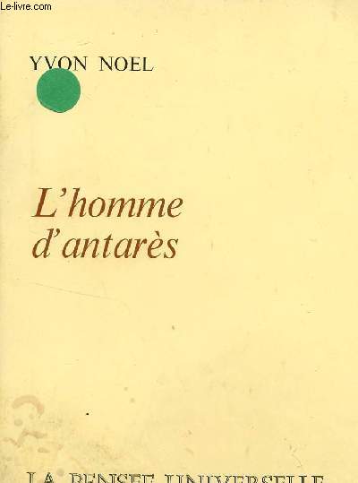 L'HOMME D'ANTARES.