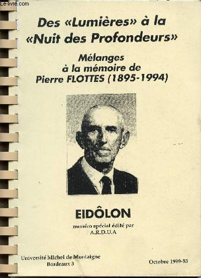 EIDOLON - NUMERO SPECIAL - OCTOBRE 1999-53 / DES 