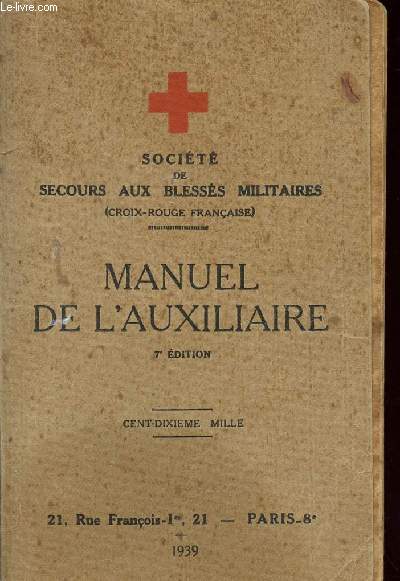 MANUEL DE L'AUXILIAIRE / 7 EDITION.