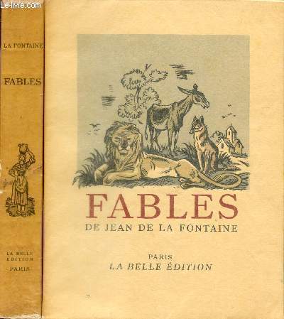 FABLES DE JEAN DE LA FONTAINE / TOMES PREMIER ET SECOND - COMPLET.