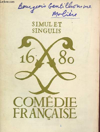 AGENDA DE LA COMEDIE FRANCAISE - LA SAISON 1964-1965.