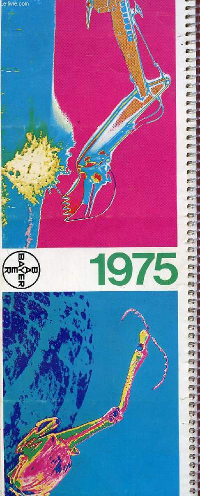 CALENDRIER BAYER 1975 .