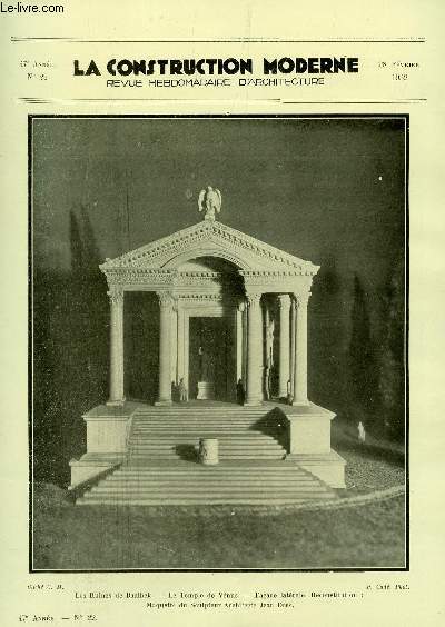 La construction moderne : 47e annee n°4 25 octobre 1931 / a ... Construction moderne en france