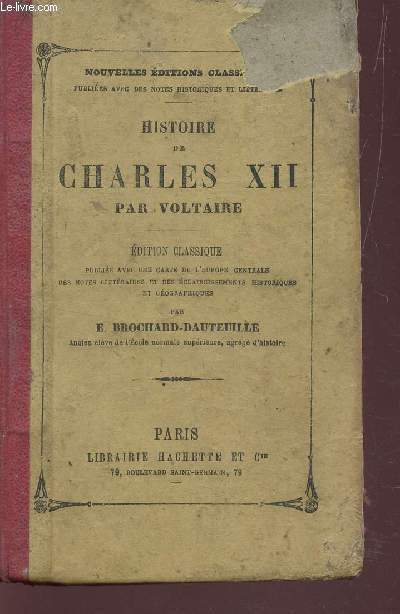 HISTOIRE DE CHARLES XII PAR VOLTAIRE /