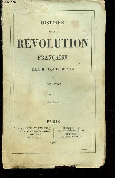 HISTOIRE DE LA REVOLUTION FRANCAISE.