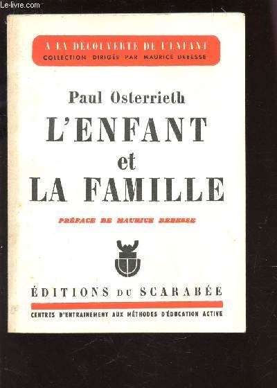 L'ENFANT ET LA FAMILLE / COLLECTION 