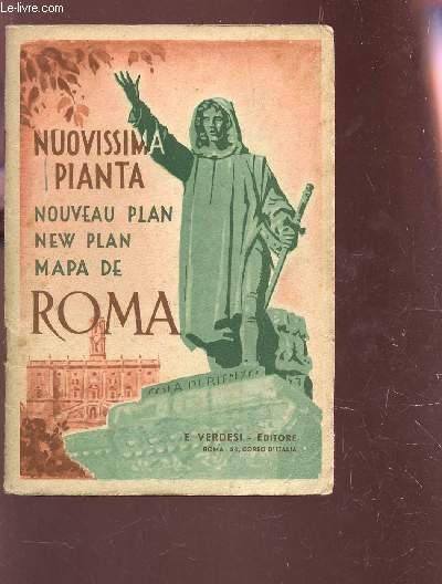 ROMA - NUOVISSIMA PIANTA - NEW MAP - NOUVEAU PLAN - 1950