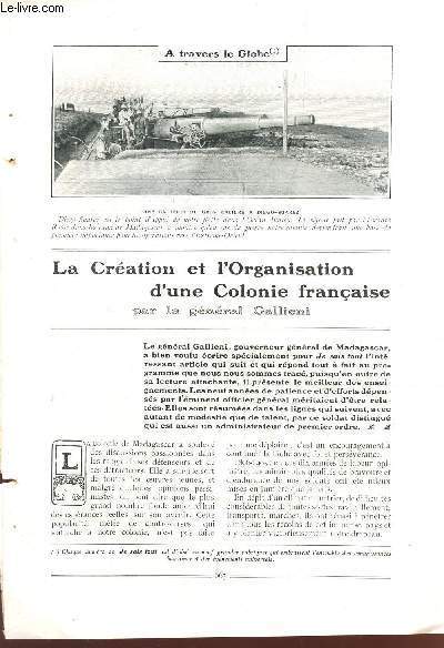 LA CREATION ET L'ORGANISATION D'UNE COLONIE FRANCAISE / EXTRAIT DE 