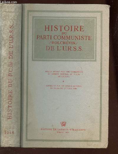 HISTOIRE DU PARTI COMMUNISTE BOLCHEVIK DE L'URSS