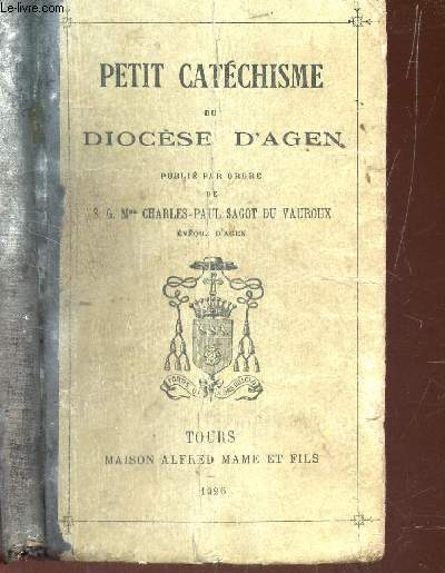 PETIT CATECHISME DU DIOCESE D'AGEN.