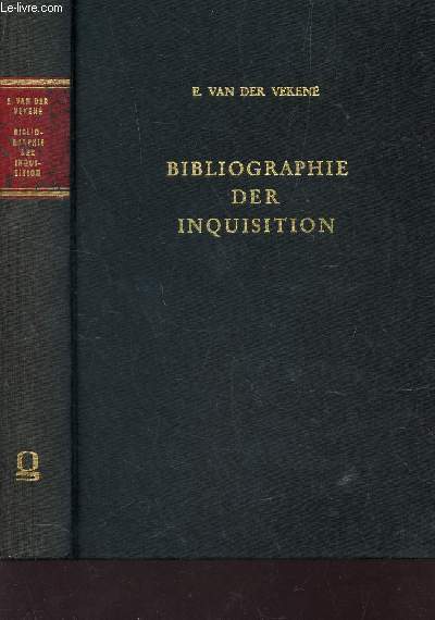 BIBLIOGRAPHIE DER INQUISITION