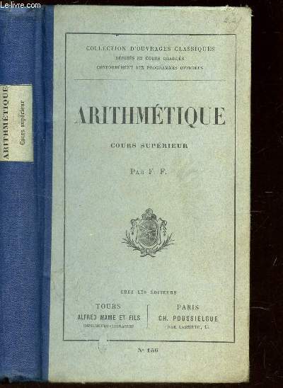 ARITHMETIQUE - COURS SUPERIEUR - N156.