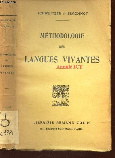 METHODOLOGIE DES LANGUES VIVANTES