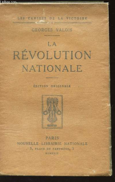 LA REVOLUTION NATIONALE / N1 DE AL COLELCTION 