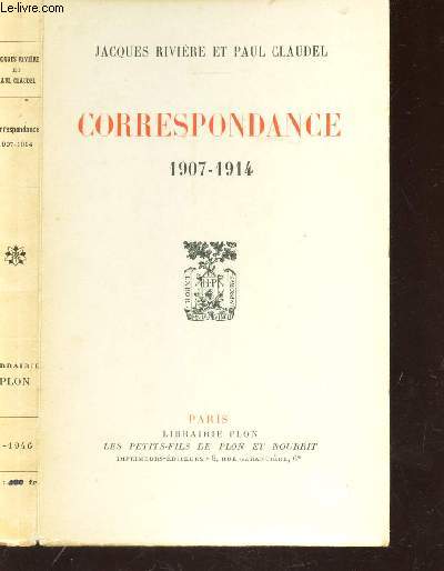 CORRESPONDANCE (1907-1914)
