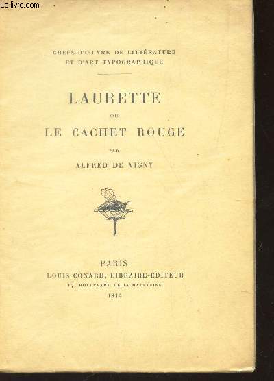 LAURETTE OU LE CACHET ROUGE / COLLECTION 