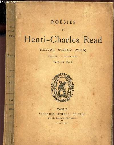 POESIES DE HENRI-CHARLES READ -
