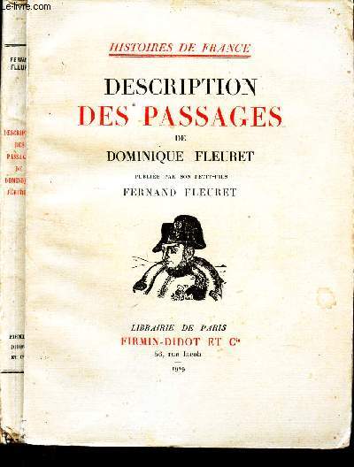 DESCRIPTION DES PASSAGES / HISTOIRES DE FRANCE.