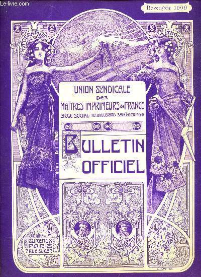 BULLETIN OFFICIEL - N 11 NOVEMBRE 1909