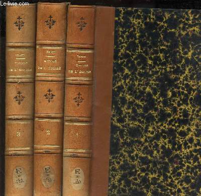 HISTOIRE DE L'EGLISE - EN 3 VOLUMES (TOMES 1 + 2 + 3).