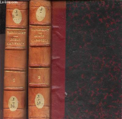 PRAELECTIONES JURIS CANONICI - EN 2 VOLUMES (TOMES 1 et 2).