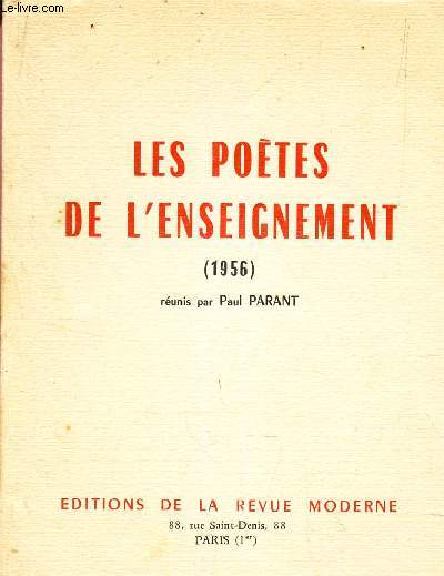 LES POETES DE L'ENSEIGNEMENT (1956)