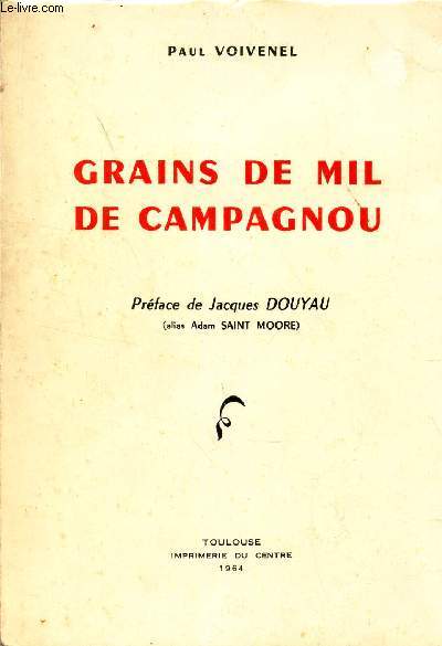 GRAINS DE NIL DE CAMPAGNOU.