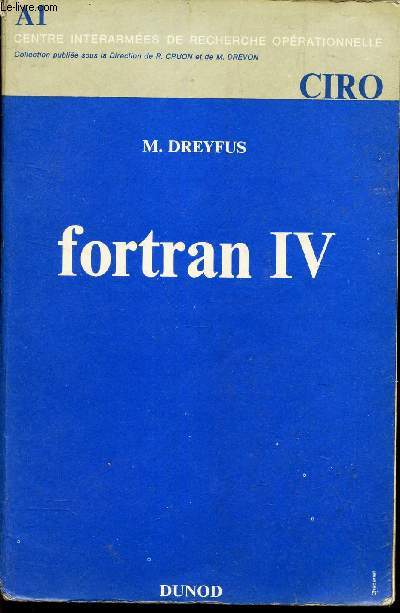 FORTRAN IV / A1. / CIRO.