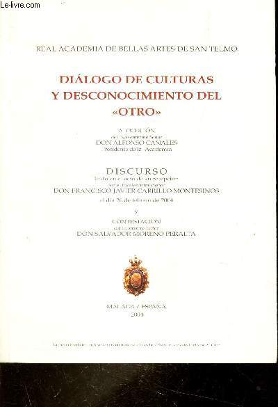 DIALOGO DE CULTURAS Y DESCONOCIMIENTO DEL OTRO