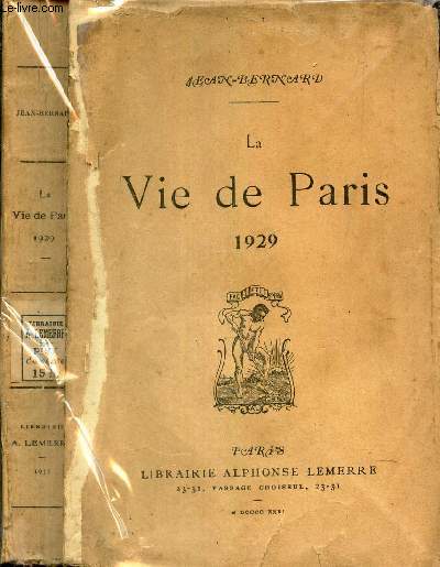 LA VIE DE PARIS - 1929