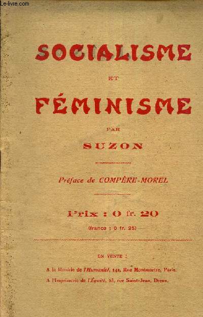 SOCIALISME et FEMINISME.