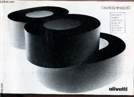 BROCHURE PUBLICITAIRE : OLIVETTI SYNTHESIS 80.