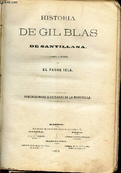 HISTORIA DE GIL BLAS DE SANTILLANA.