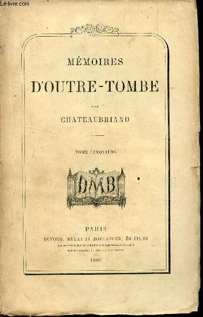 Mmoires d'outre-tome - tome 5.