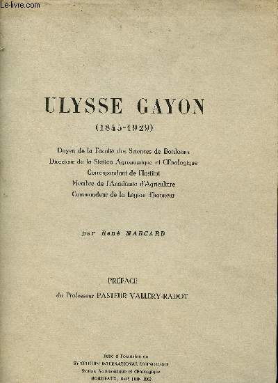 Ulysse Gayon (1845-1929).