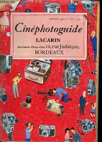 Cinphotoguide anne 1960-61 - Lacarin Bordeaux.