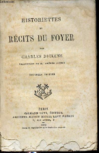 Historiettes et rcits du foyer - Nouvelle dition.