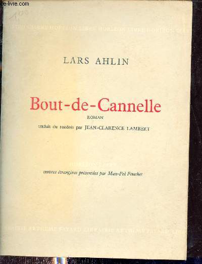 Bout-de-Canelle - Roman - Collection Horizon libre/oeuvres trangres.