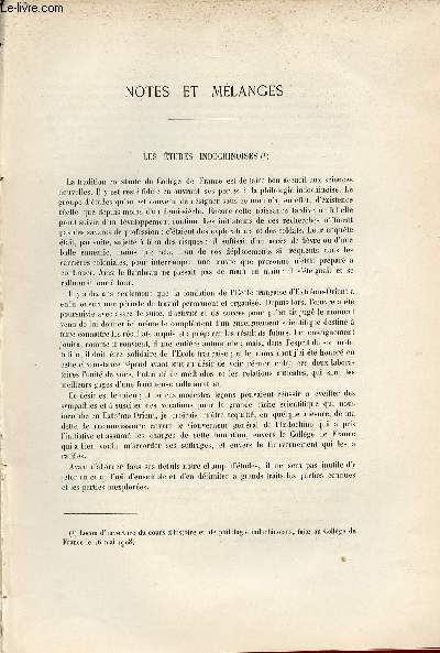 - Extrait du Bulletin de l'Ecole Franaise d'Extrme-Orient 1908.