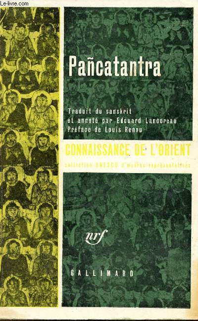 Pancatantra - Collection Connaissance de l'Orient collection Unesco d'oeuvres reprsentatives.