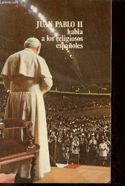 Juan Pablo II habla a los religiosos espanoles.