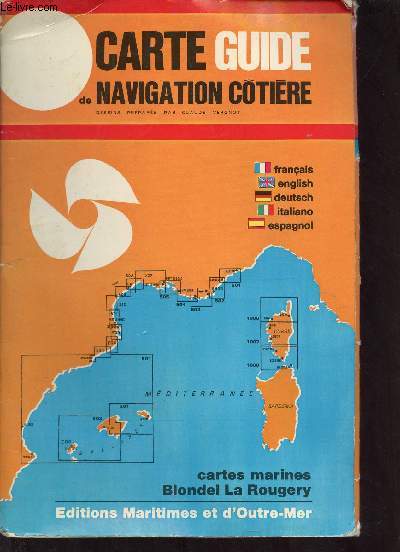 Carte guide de navigation ctire n543.