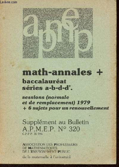 Math-annales + baccalaur