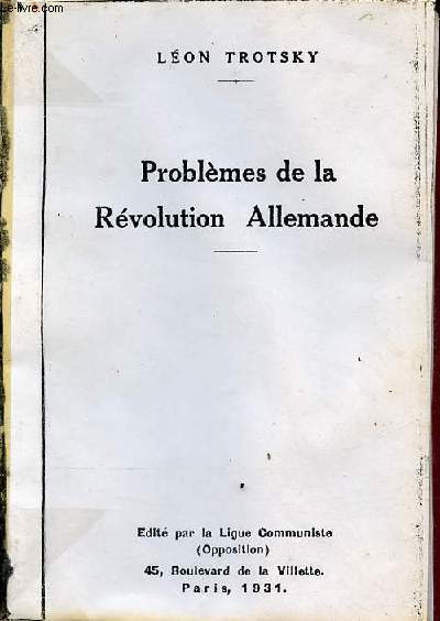 Problmes de la rvolution allemande - photocopie.