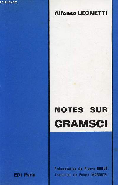 Notes sur Gramsci.
