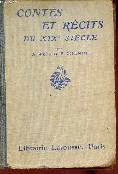 Contes et rcits du XIXe sicle - Anthologie littraire et artistique.